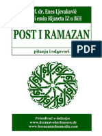18997286 Post i Ramazan Pitanja i Odgovori Prof Dr Enes Ljevakovi