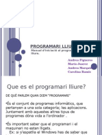 PROGRAMARI LLIURE