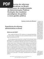02 - EXPERIÊNCIAS DE REFORMAS ADMINISTRATIVAS NO BRASIL