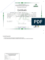 Certificado: Coordenadoria de Extensão