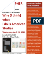 Christopher Shultis/AMST Invited Talk/April23