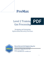 ProMax Level 2 Training: Optimizing Hydrocarbon Recovery Processes