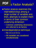 Class 10 Factor Analysis I