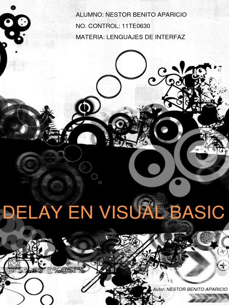 Delay en Visual Basic 6.0: Cronómetro | PDF