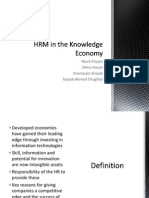 HRM in Knowledge Economy