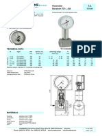 Piston valve flowmeter design