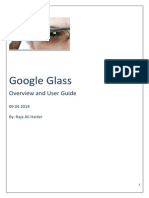 Google Glass User Guide and Overview
