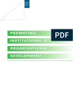 Promoting Institutional and Organisational Development, DFID