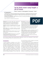 Pregnancy Dating by Fetal Crown - Rump Length: A Systematic Review of Charts