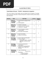 07 Allocation of Topics According to Sessions