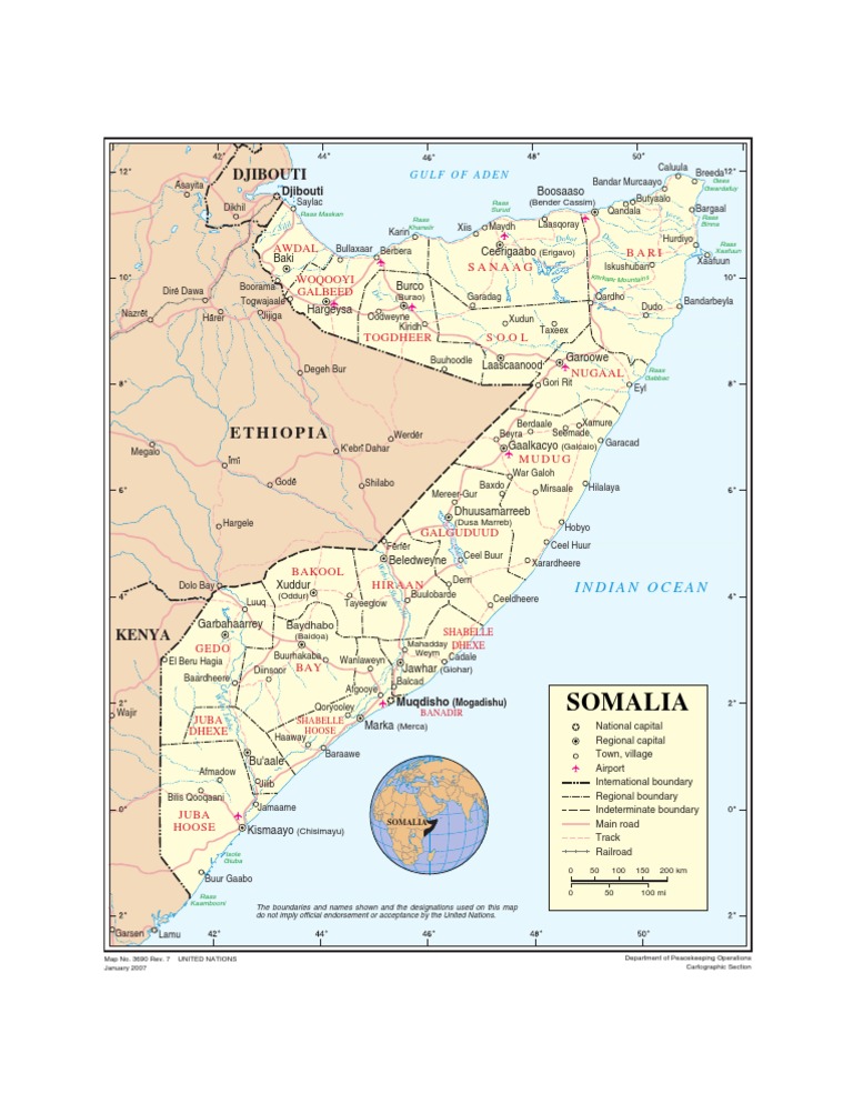 Map - Somalia | PDF