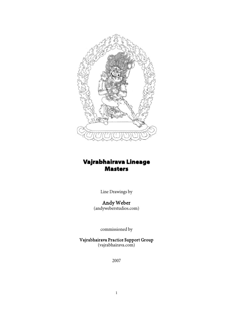 Vajrabhairava Lineage | PDF | Vajrayana | Tibetan Buddhism