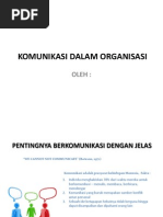  Komunikasi Dalam Organisasi