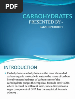 of Carbohydrate