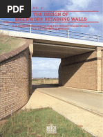 The BDA Design of Brickwork Retaining Walls