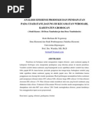 Download Jurnal Analisis Usahatani Jagung 2 by Naely Rohmah SN217617172 doc pdf