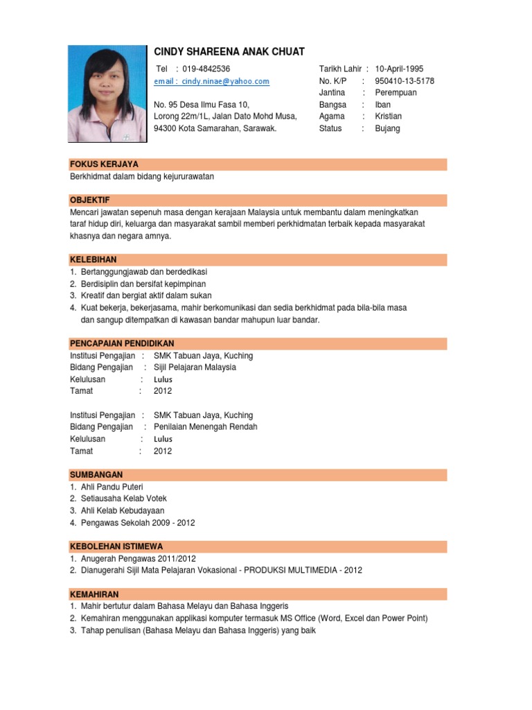 Resume Nina