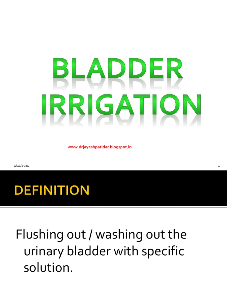 Bladder Irrigation Intravenous Therapy Catheter