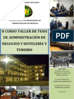 Curso Taller de Tesis - Brochure