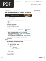 Output Each Combination of an Array of Numbers With Javascript - Stack Overflow