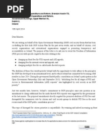 Download 11-4-2014 Open Letter to Minister Brendan Howlin of DPER asking to abolish fees at all stages of FOI and AIE requests by Open Knowledge Ireland SN217630588 doc pdf