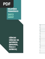 Relatório Pedagógico - Cincias da Natureza