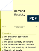 Demand Elasticity: Chapter Four Publishing As Prentice Hall. 1