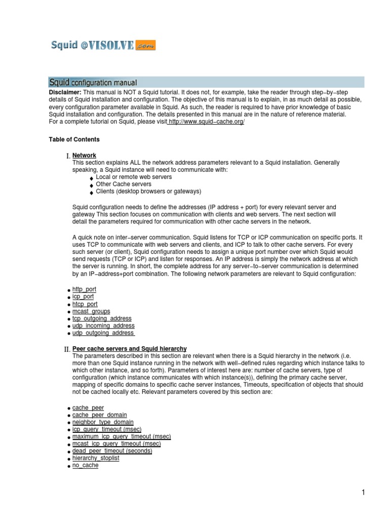 (Ebook) Squid Proxy Server PDF | PDF | Port (Computer Networking ...