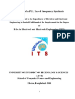 Final Thesis Paper 10 DAnalysis of a PLL Based Frequency Synthesisec 2011 Updated