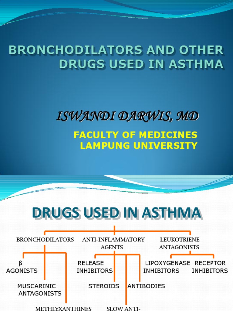 Bronchodilators and Other Drugs Used in Asthma Asthma Corticosteroid