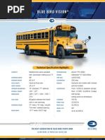 Download Blue Bird Vision School Bus Specification Sheet Cat Engine by MacAllister Machinery SN21765217 doc pdf