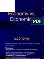 Economics Vs Economy