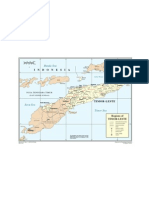 Map - Region of Timor Leste