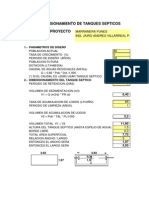 DISEÑO TANQUE SEPTICO