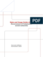 Style and Usage Guide of The Government of Catalonia's Social Networks