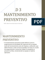 Mantenimiento preventivo de equipos de muestreo y monitoreo