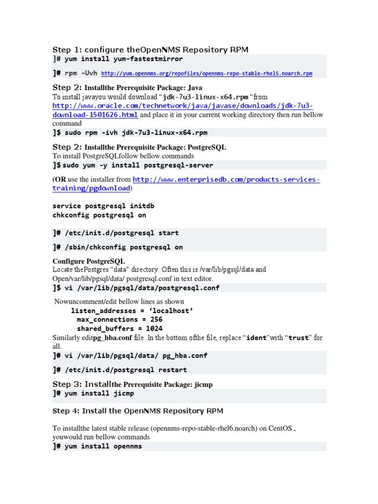 OpenNMS Installation Guide for Ubuntu | PDF