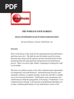 Download The World Is Your Market  Small Businesses Gear Up For Globalization by Laurel Delaney President GlobeTradecom SN217684 doc pdf