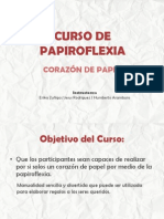 Tecnica de Capacitacion - Papiroflexia Corazon de Papel