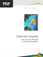 Geovariances WhitePaper Interpolation for Dose Rate Mapping