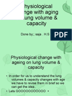 Physiological Change With Aging On Lung Volume &