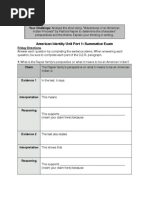 American Identity Part 1 Modified Friday
