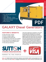 Quality & Reliability: GALAXY Diesel Generators