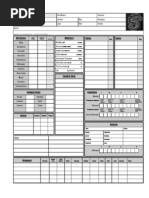 Shadowrun 3rd Edition Character Sheet Pdf Role Playing Tabletop Games