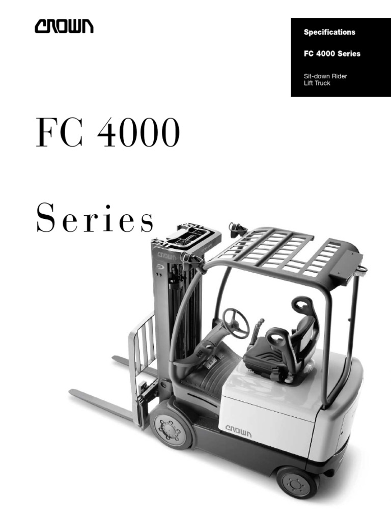 Crown Lift Trucks LTD 4 Wheel Sit Down Counterbalanced Trucks 217097