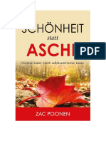 Schönheit statt Asche - Zac Poonen