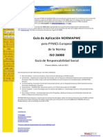 Guía de Aplicación NORMAPME para Pymes ISO 26000