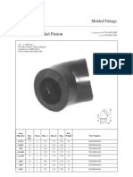 45º Elbow - Socket Fusion: Molded Fittings