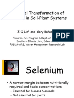 Biological Transformation of Selenium in Soil-Plant Systems: Z-Q Lin and Gary Bañuelos