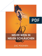 Neuer Wein in neuen Schläuchen - Zac Poonen